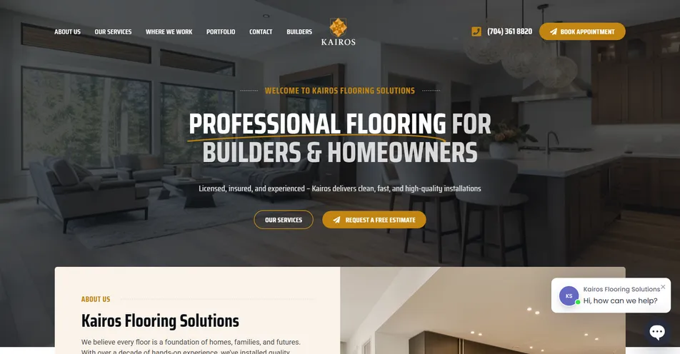 Kairos Improve website preview